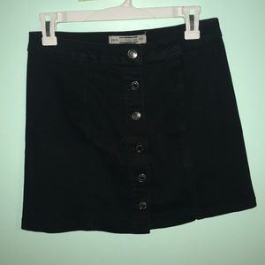 BLACK JEAN SKIRT!